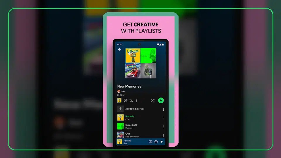 Cómo crear una playlist para viajes en Spotify - Spotify app screenshot 7
