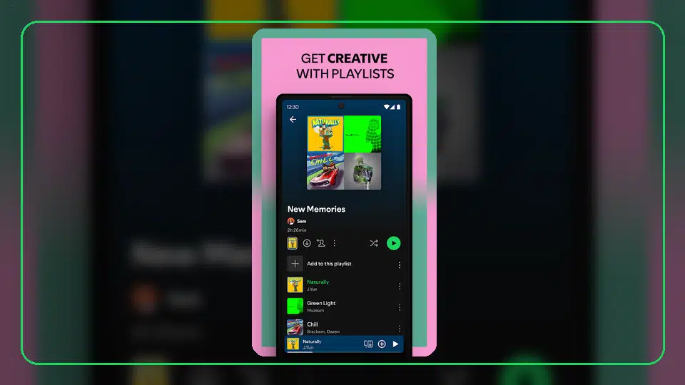 Cómo organizar playlists de Spotify en Android - Spotify app screenshot 10