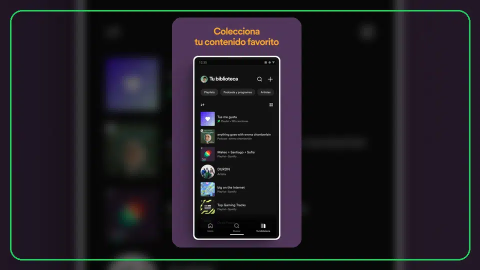Cómo compartir playlists de Spotify desde Android - Spotify app screenshot 7