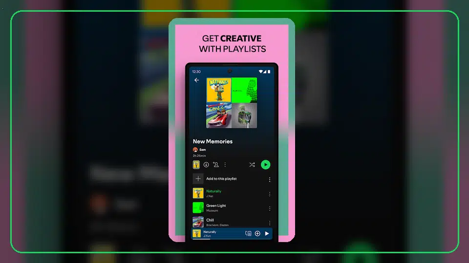 Cómo transferir playlists de Spotify entre cuentas - Spotify app screenshot 2