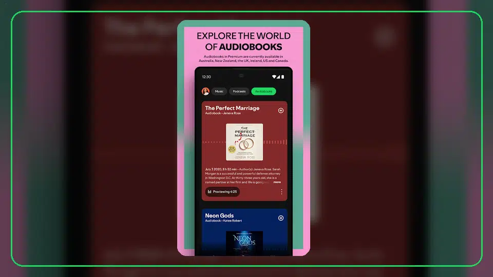 Ajustes de reproducción automática de Spotify explicados - Spotify app screenshot 3