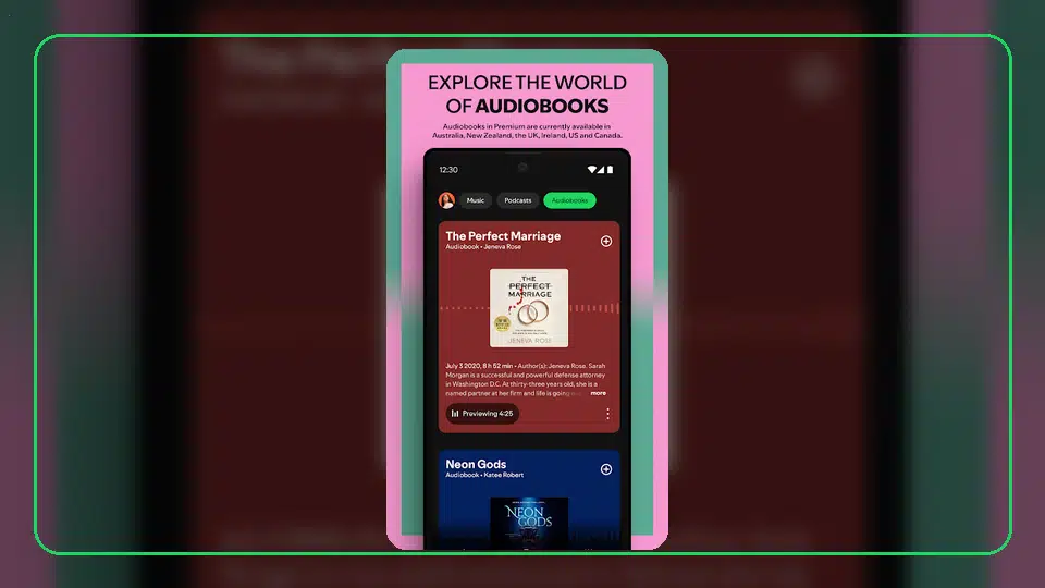 Consejos de calidad de audio Bluetooth en Spotify - Spotify app screenshot 6