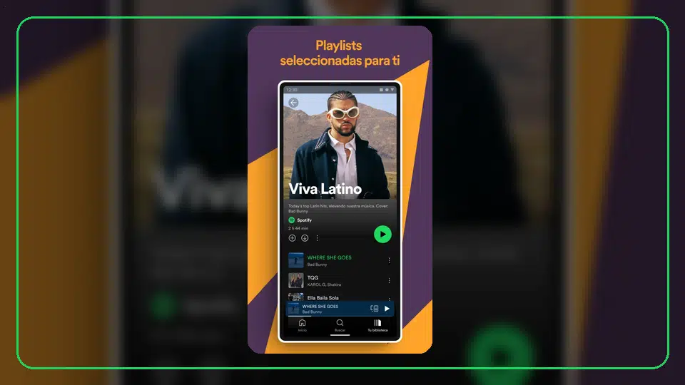 Ajustes de crossfade de Spotify para transiciones suaves - Spotify app screenshot 2