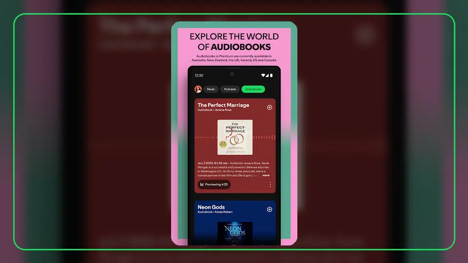 Ajustes de crossfade de Spotify para transiciones suaves - Spotify app screenshot 6