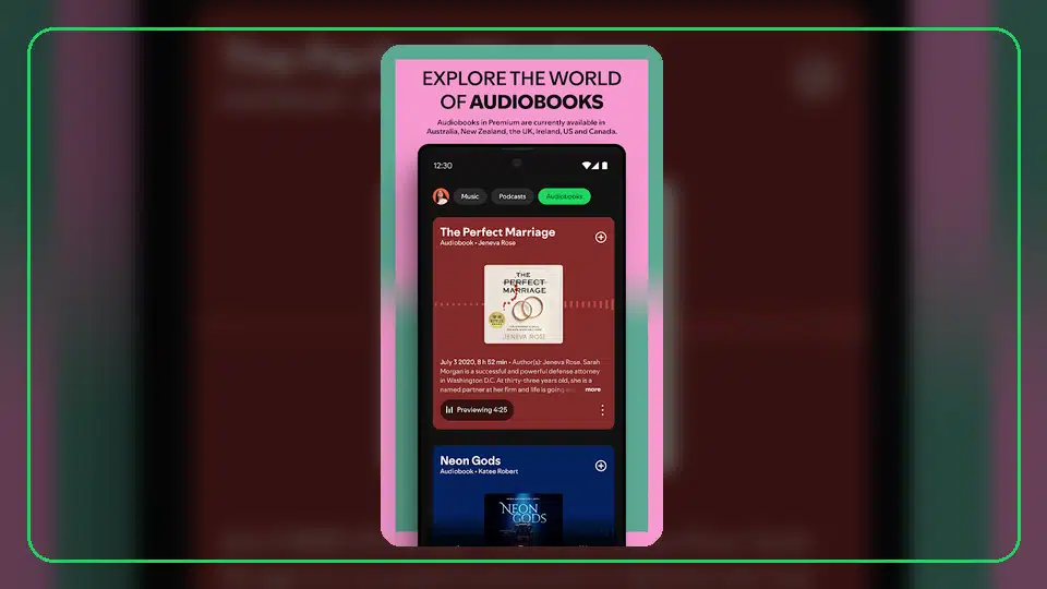 Ajustes de crossfade de Spotify para transiciones suaves - Spotify app screenshot 9
