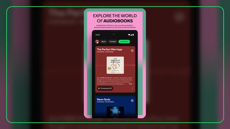 Guía de ahorro de datos y calidad de audio en Spotify - Spotify app screenshot 10
