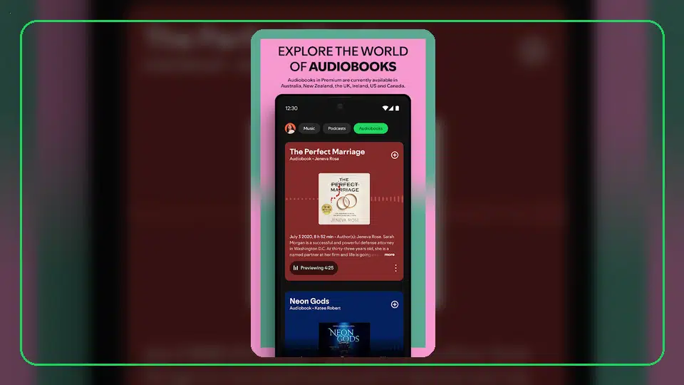 Ajuste de audio mono de Spotify explicado - Spotify app screenshot 6
