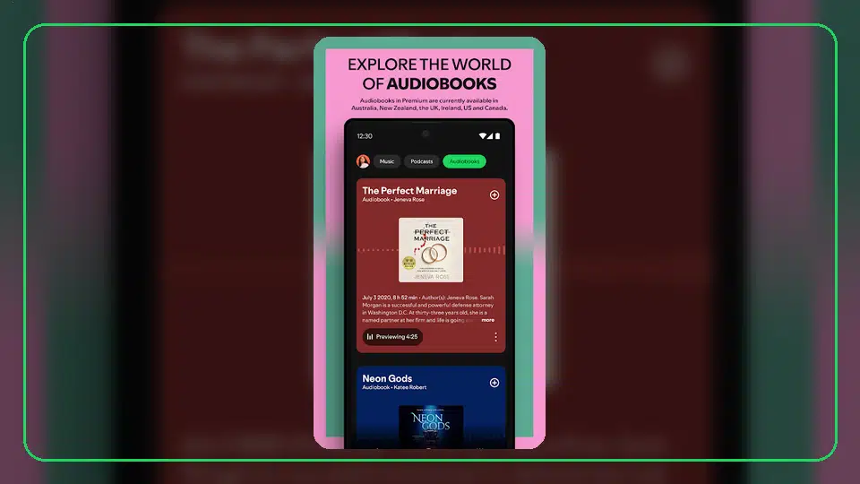 Alternativas a Spotify Premium APK para Android - Spotify app screenshot 2