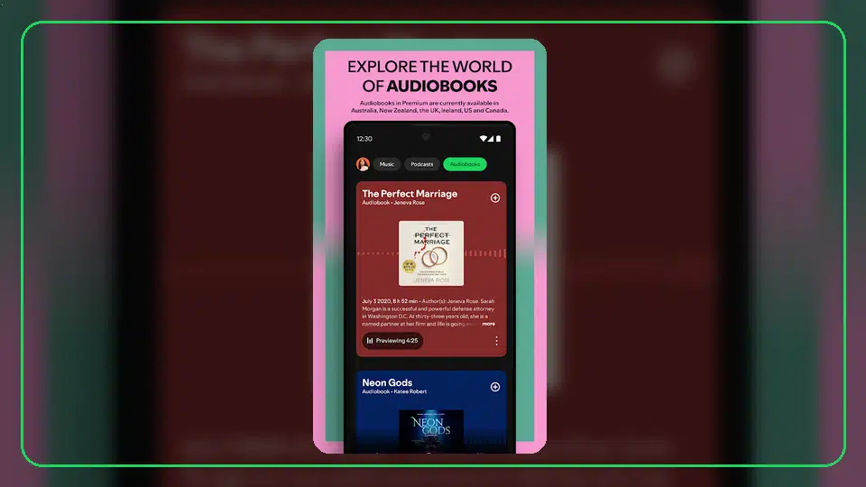 Instalación limpia vs actualización de Spotify Premium APK - Spotify app screenshot 2