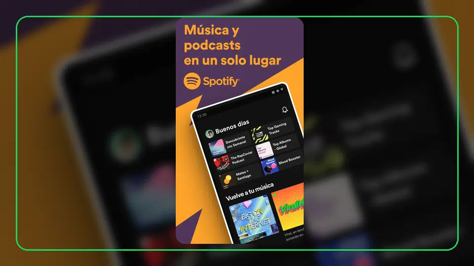 Instalación de Spotify Premium APK en tablets Android imagen destacada de Spotify