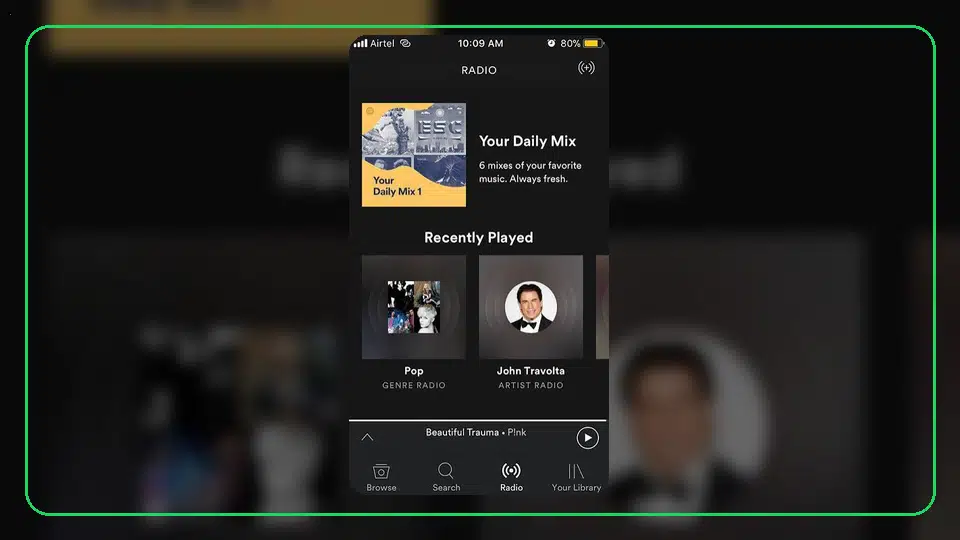 Instalación de Spotify Premium APK en Google Pixel - Spotify app screenshot 7