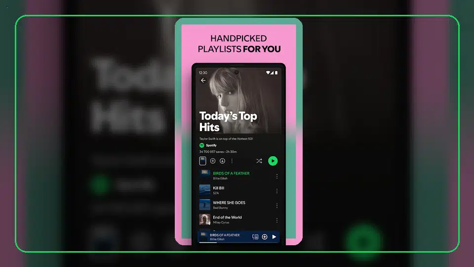 Spotify Premium APK en teléfonos Motorola - Spotify app screenshot 3