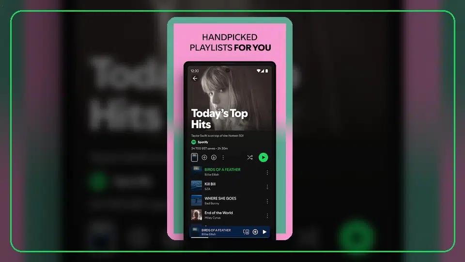 Spotify Premium APK en teléfonos Samsung Galaxy - Spotify app screenshot 6