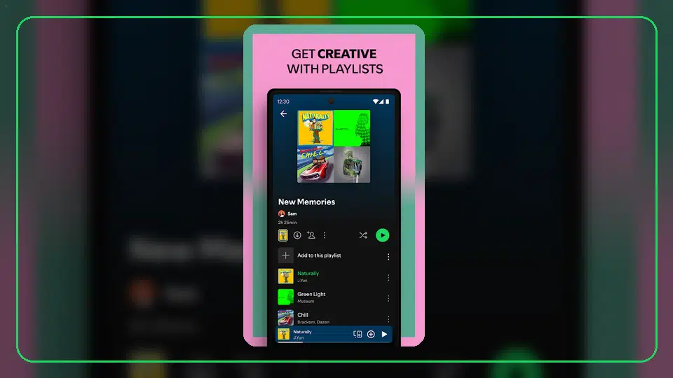 Alternativas a carpetas de playlists en Spotify Premium APK móvil - Spotify app screenshot 9