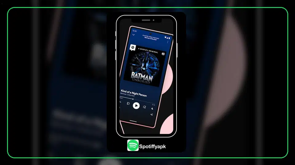 Controles de podcasts en Spotify Premium APK explicados - Spotify app screenshot 8
