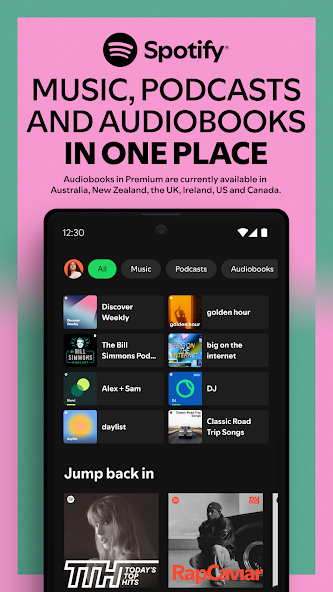 Spotify app screenshot 1