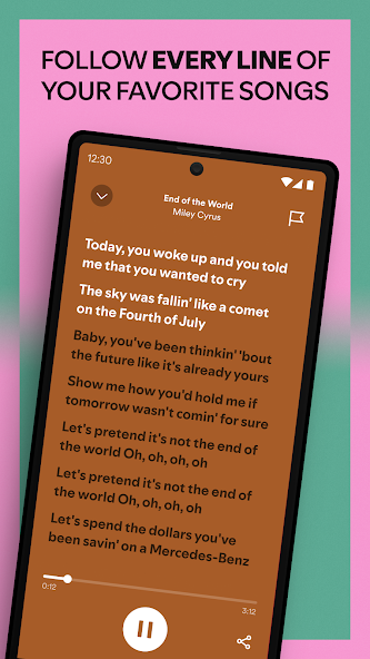 Spotify app screenshot 3