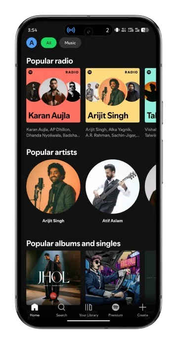 Spotify app screenshot 16